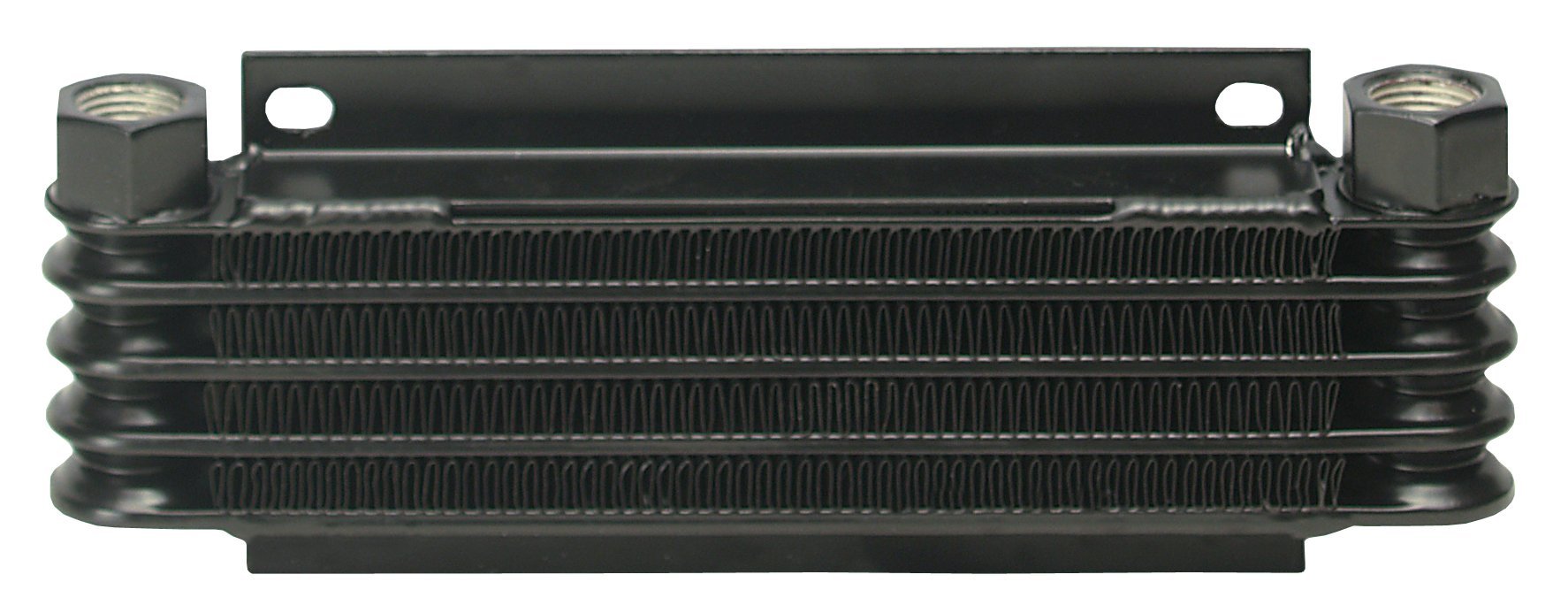 Derale 9000 Series Plate and Fin Transmission Oil Cooler , Black