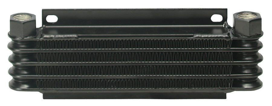 Derale 9000 Series Plate and Fin Transmission Oil Cooler , Black