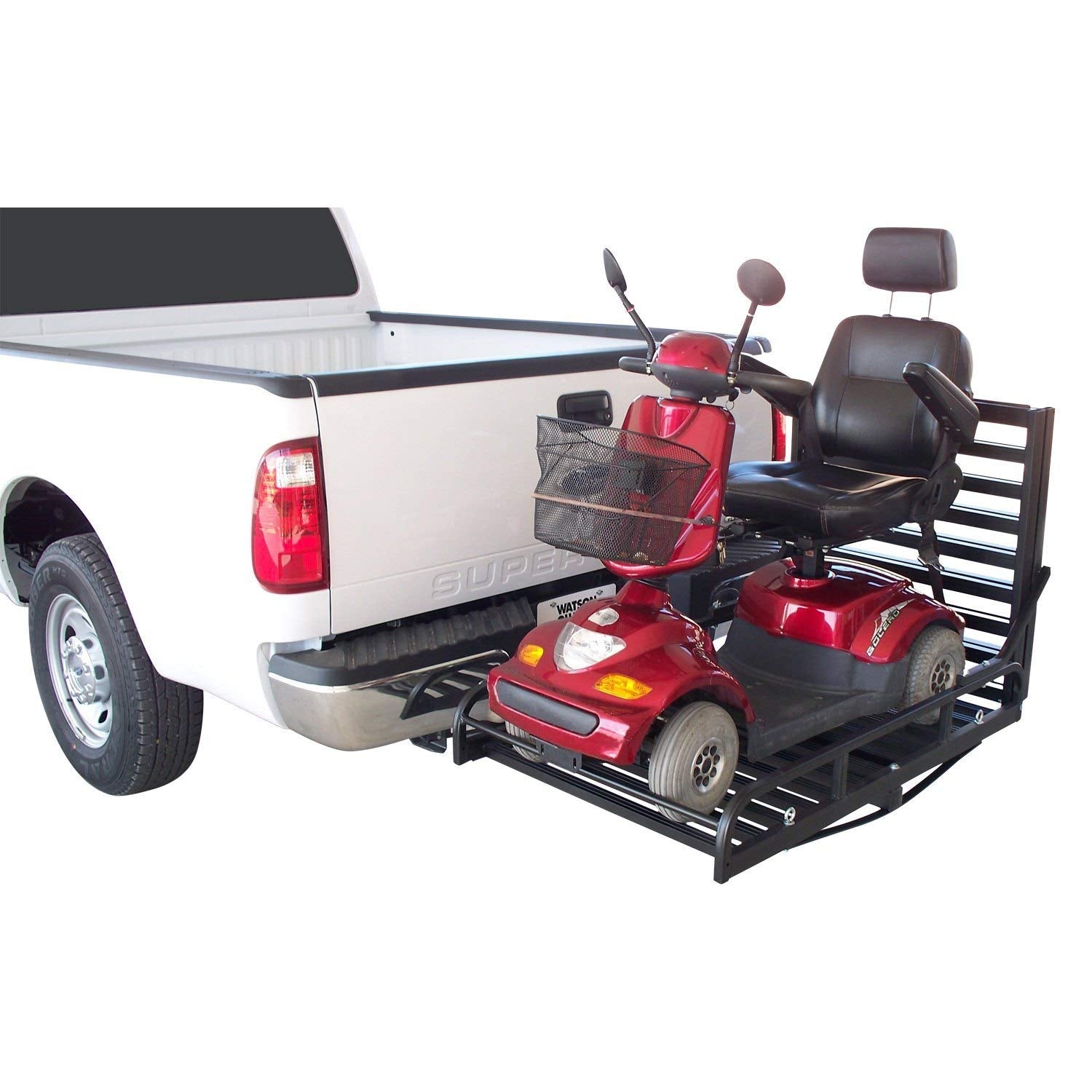 Mighty-Lite Great Day Scooter Carrier - Truck Hitch Receiver Scooter Carrier w/ramp - 7in ML500SC