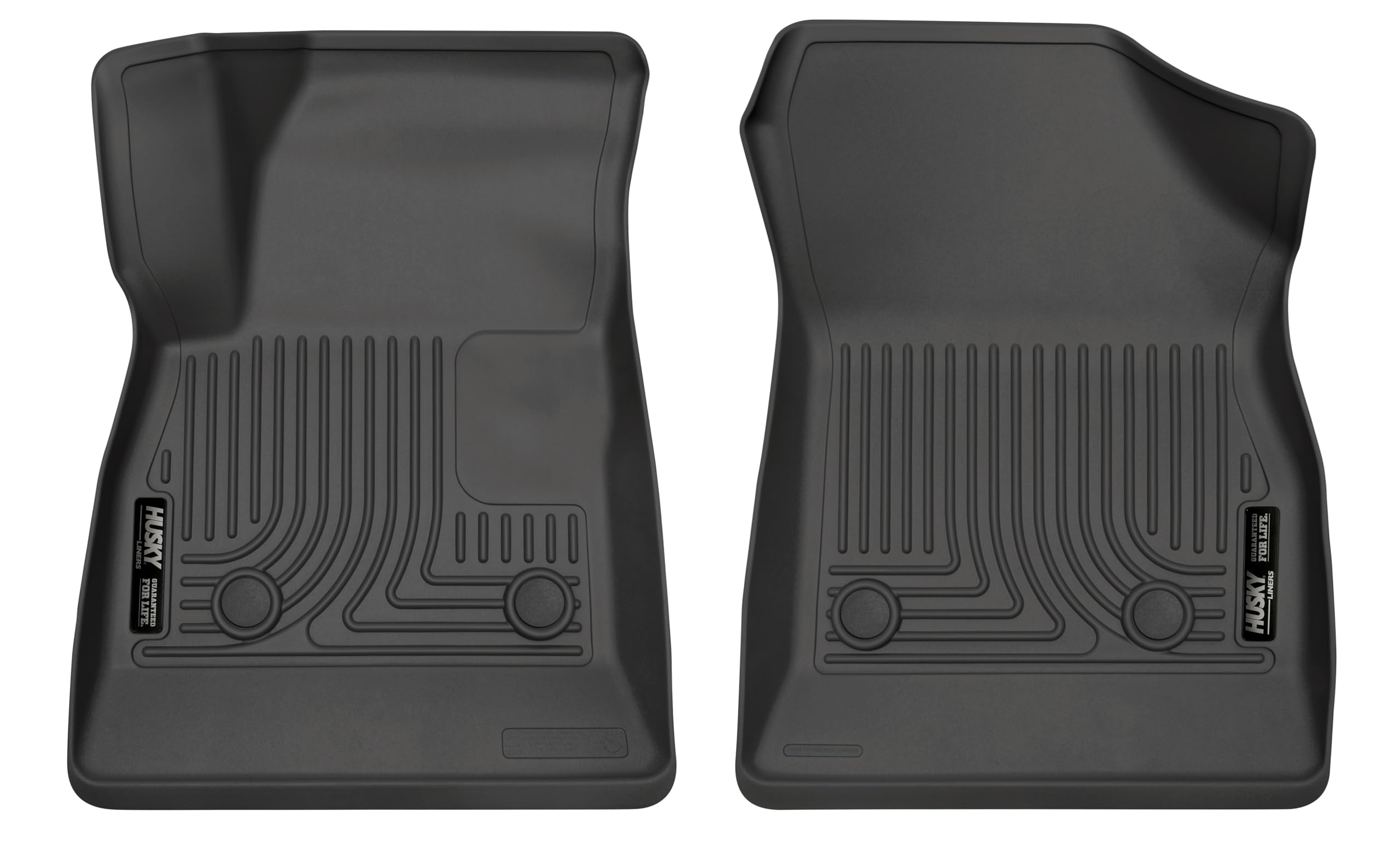Husky Liners Floor Mats Weatherbeater | Fits 2016-2016 Chevrolet Cruze; 2017-2019 Chevrolet Cruze, Hatchback & Sedan | Front Row, 2-pc Black - 17221