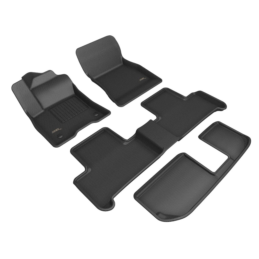 Custom Fit 3D MAXpider Kagu Floor Mat (Black) Compatible with Mercedes-Benz EQB (X243) 2022-2026 - Full Set