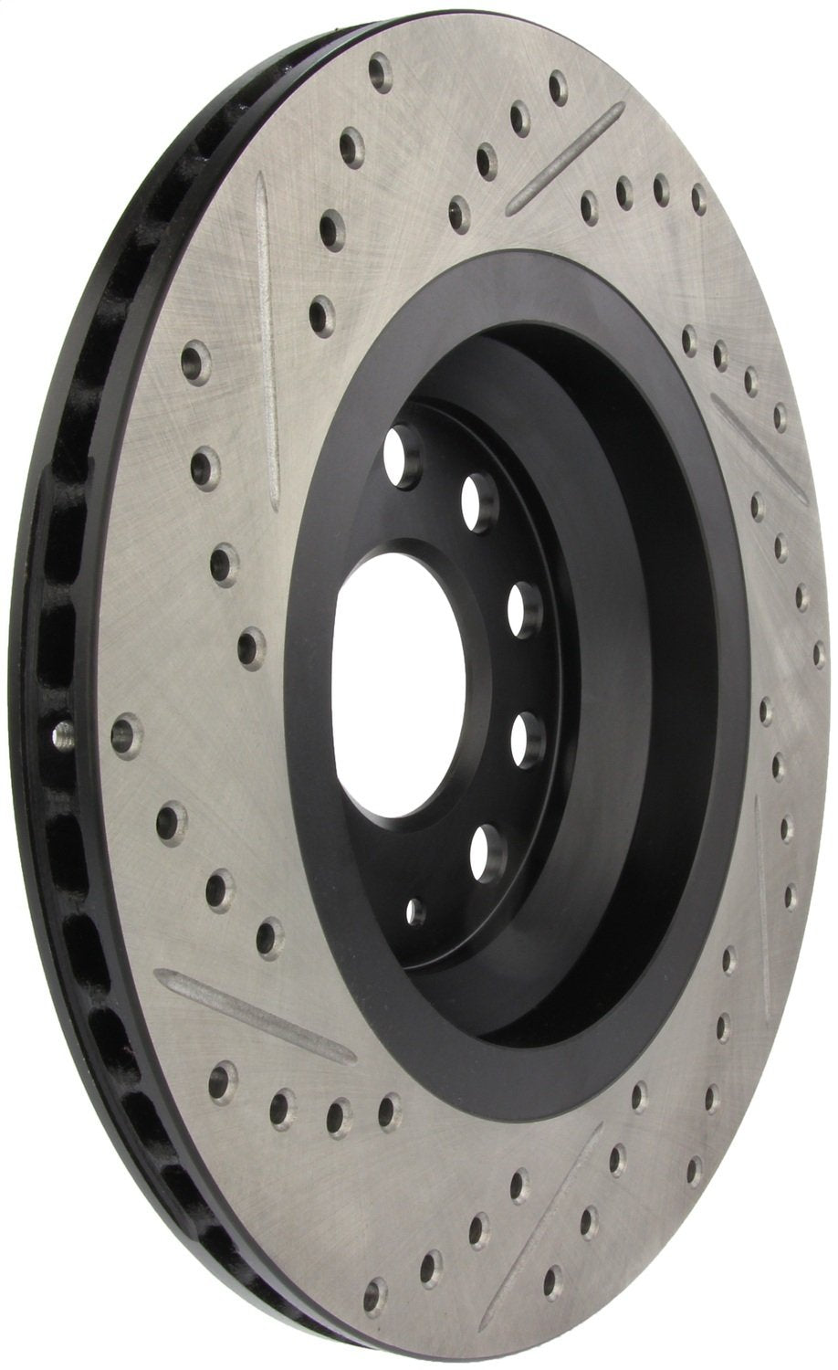 Sport Drilled/Slotted Brake Rotor StopTech 127.33113L (Rear Left), 1 Pack