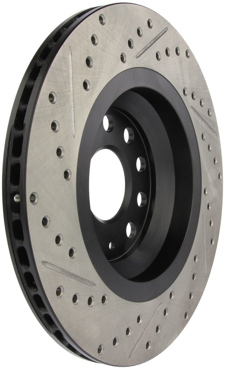 Sport Drilled/Slotted Brake Rotor StopTech 127.33113L (Rear Left), 1 Pack