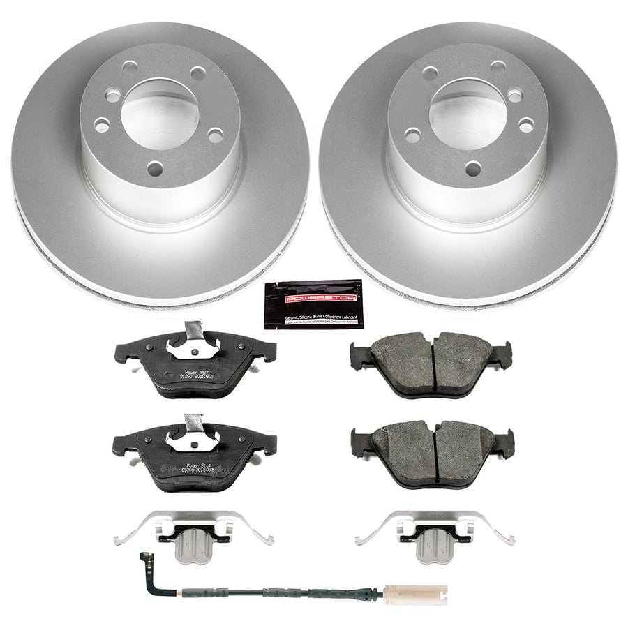 Power Stop Z23 Evolution CRK4678 Geomet Coated Brake Kit For BMW 328i xDrive 2009-2010, BMW 328xi 2008 [Model Specific]