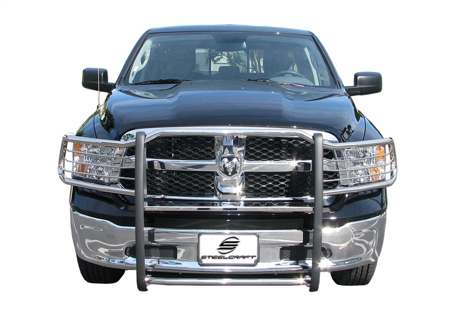 Black Powdercoat Steelcraft 52270 Grille Guard