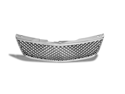 7147096 Armordillo USA Chrome Mesh Front Hood Grille Fits 2000-2005 Chevy Impala