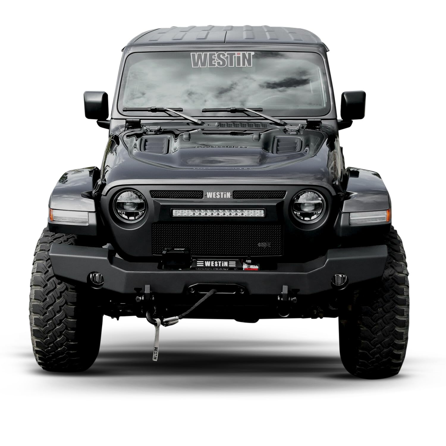 WJ2 Full Width Front Bumper Westin fits 2018-2026 Wrangler JL 2020-2025 Gladiator