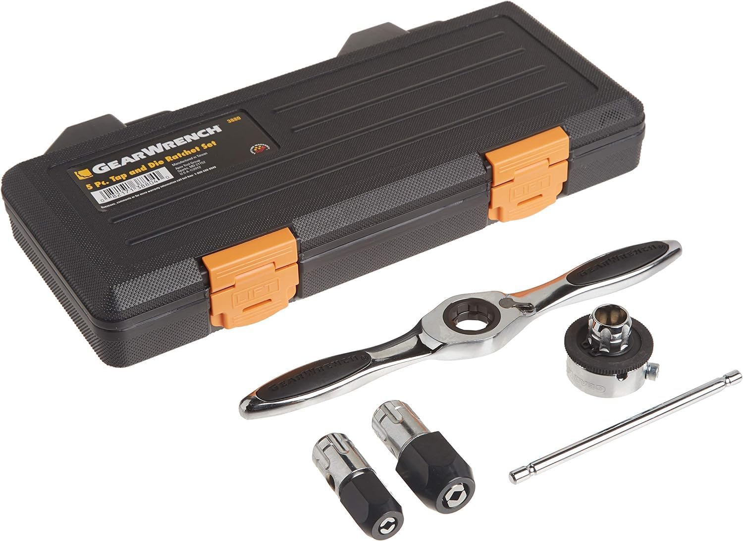 5 Pc. Ratcheting Tap and Die Drive Tool Set - GEARWRENCH 3880