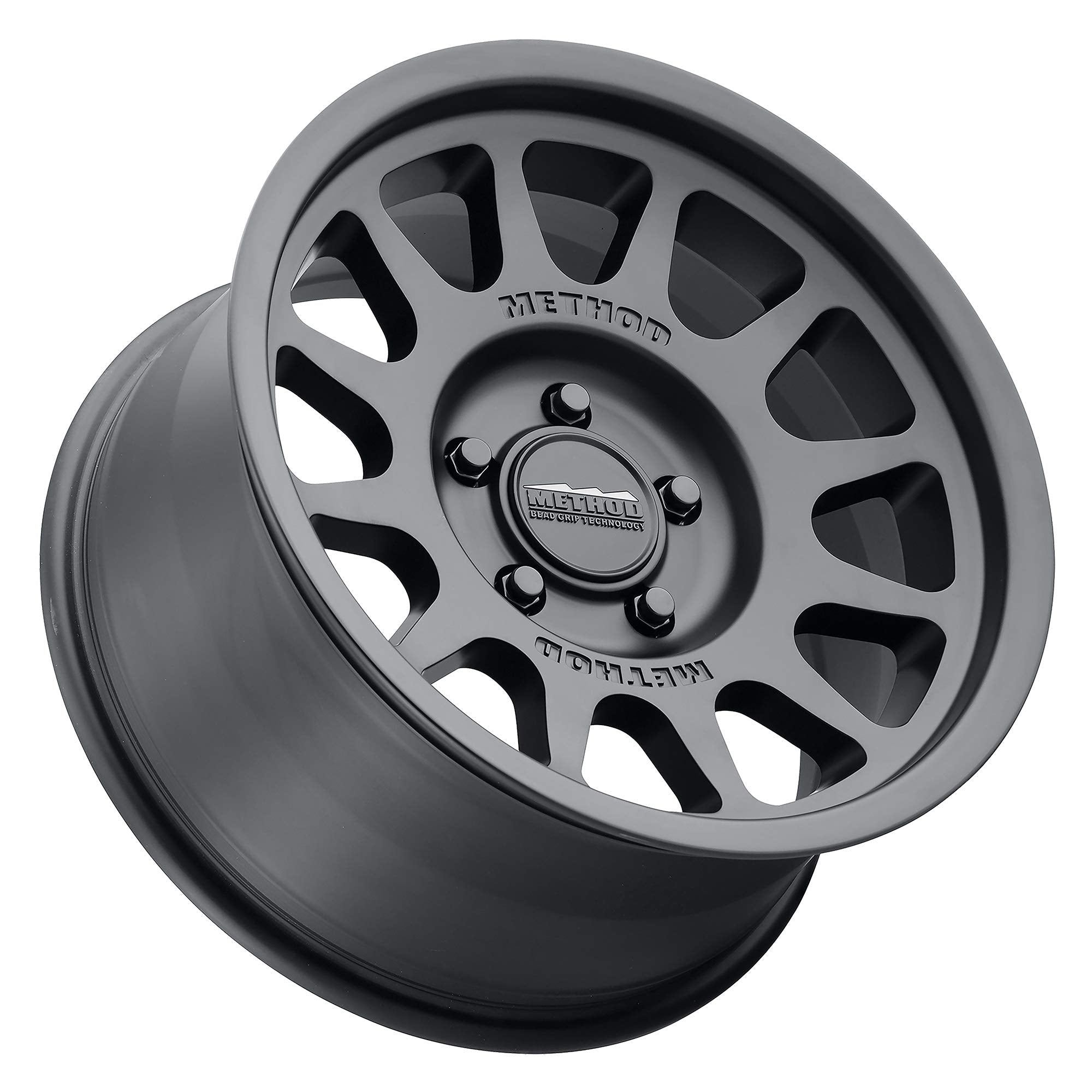703 Method Race Wheels Matte Black 17x8.5" 5x5", 0mm offset 4.75" Backspace, MR70378550500