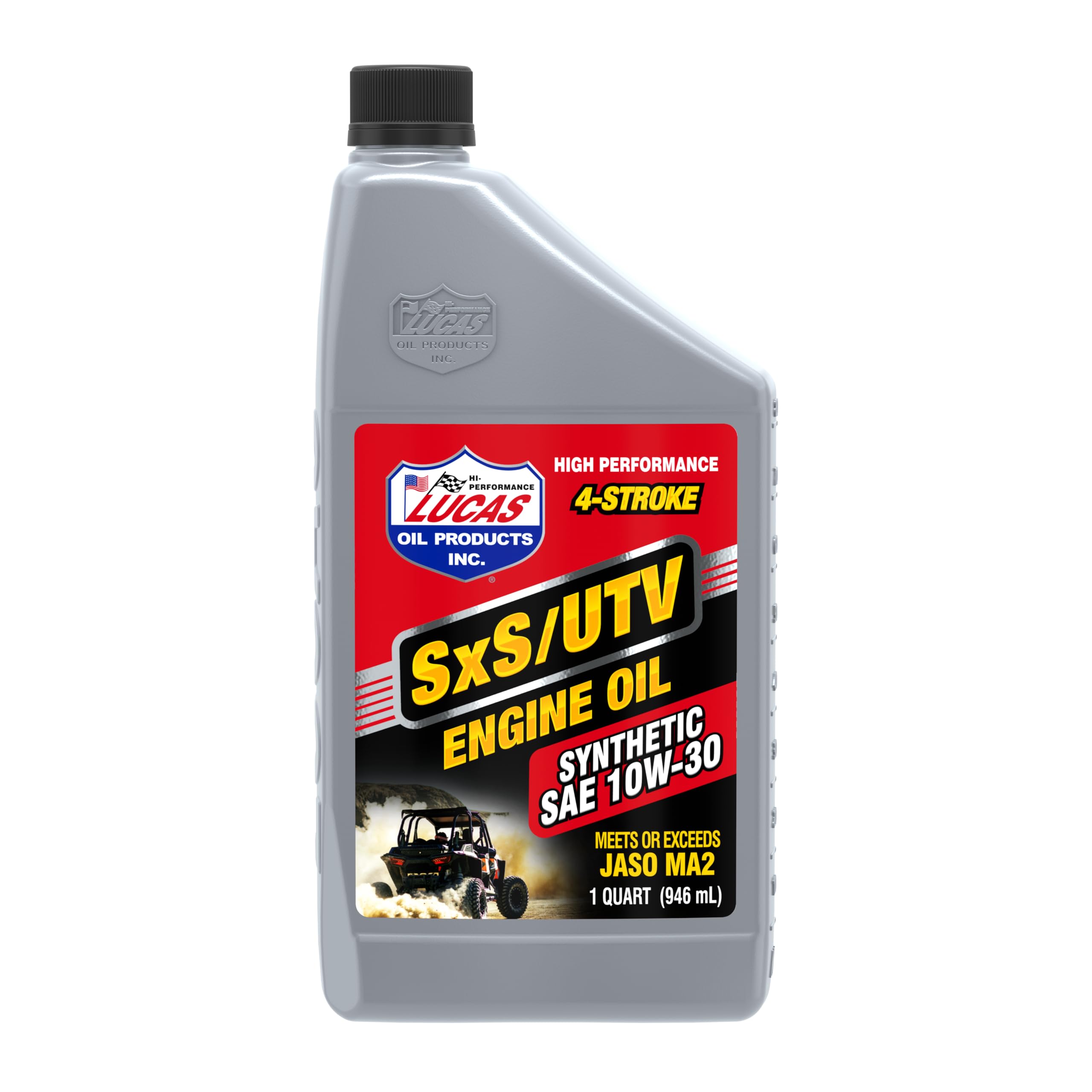 Synthetic SAE 10W-30 Lucas Oil SXS Engine Oil, 1 Quart (Pack of 1)