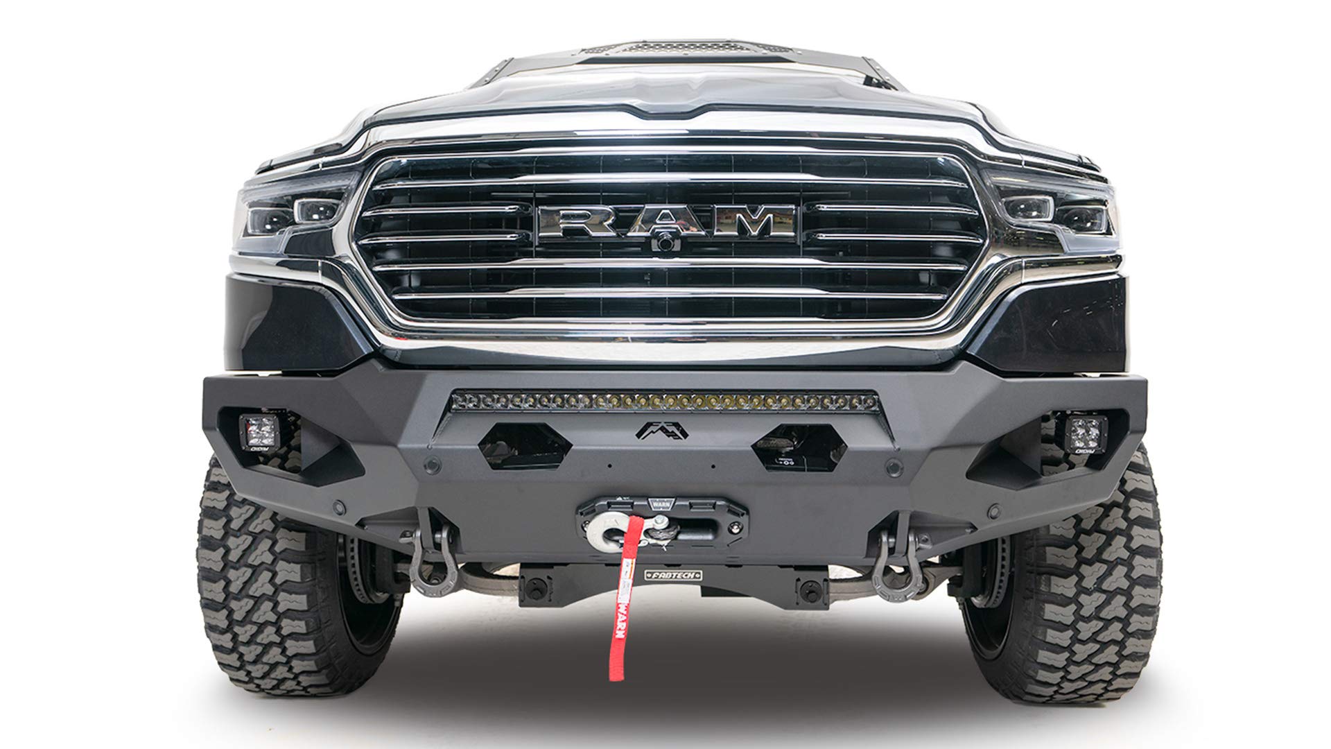 Fab Fours 10-18 Ram 2500/3500(19 Classic) W/Pre-Runner Guard Hd Matrix Front, Black (DR10-X2952-1)