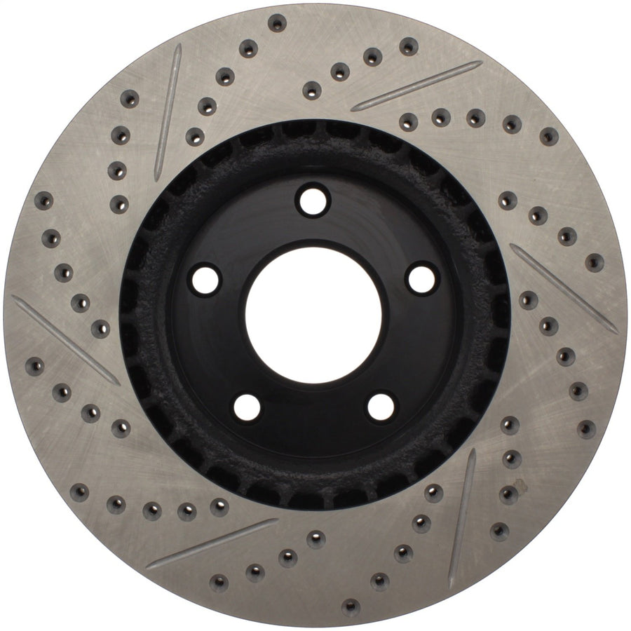 Sport Drilled/Slotted Brake Rotor StopTech 127.42074L (Front Left), 1 Pack