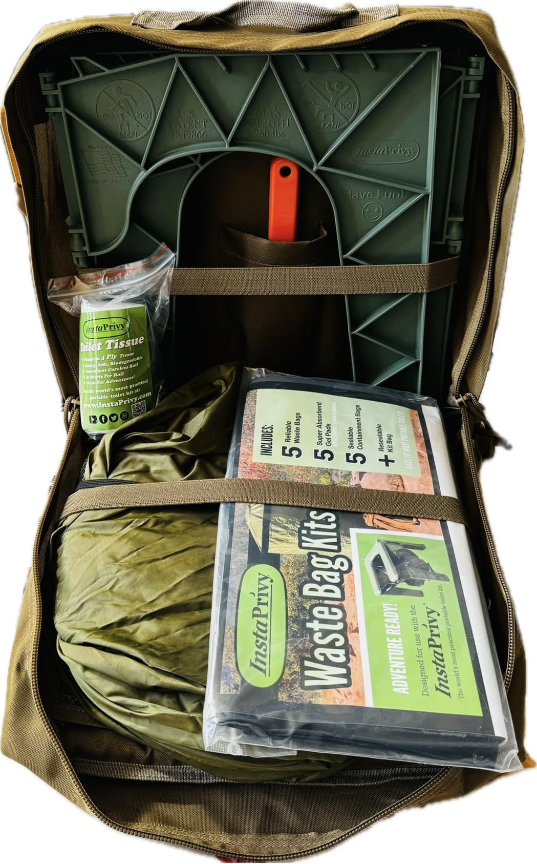 Portable InstaPrivy Toilet Kit