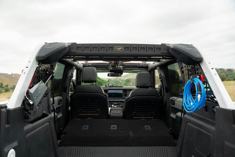 Rear Window Molle Panels DV8 Offroad for 2021-2025 Ford Bronco | Versatile Mounting Solutions | Molle Design | M6 Slots for Carriage Bolts | Mounts Gear on Both Sides of The Panels