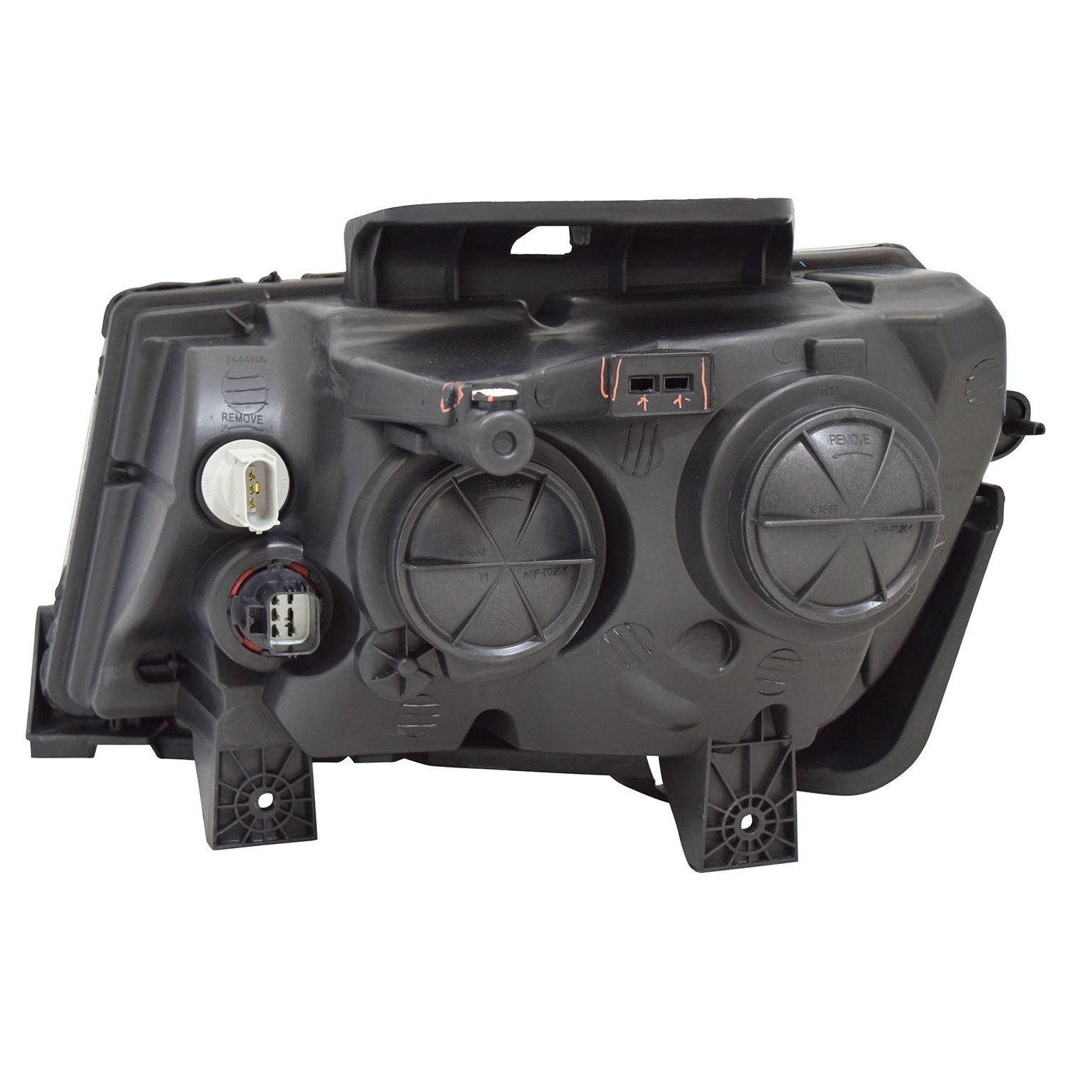 Right TYC Headlight Assembly Compatible with 2014-2015 Chevrolet Camaro