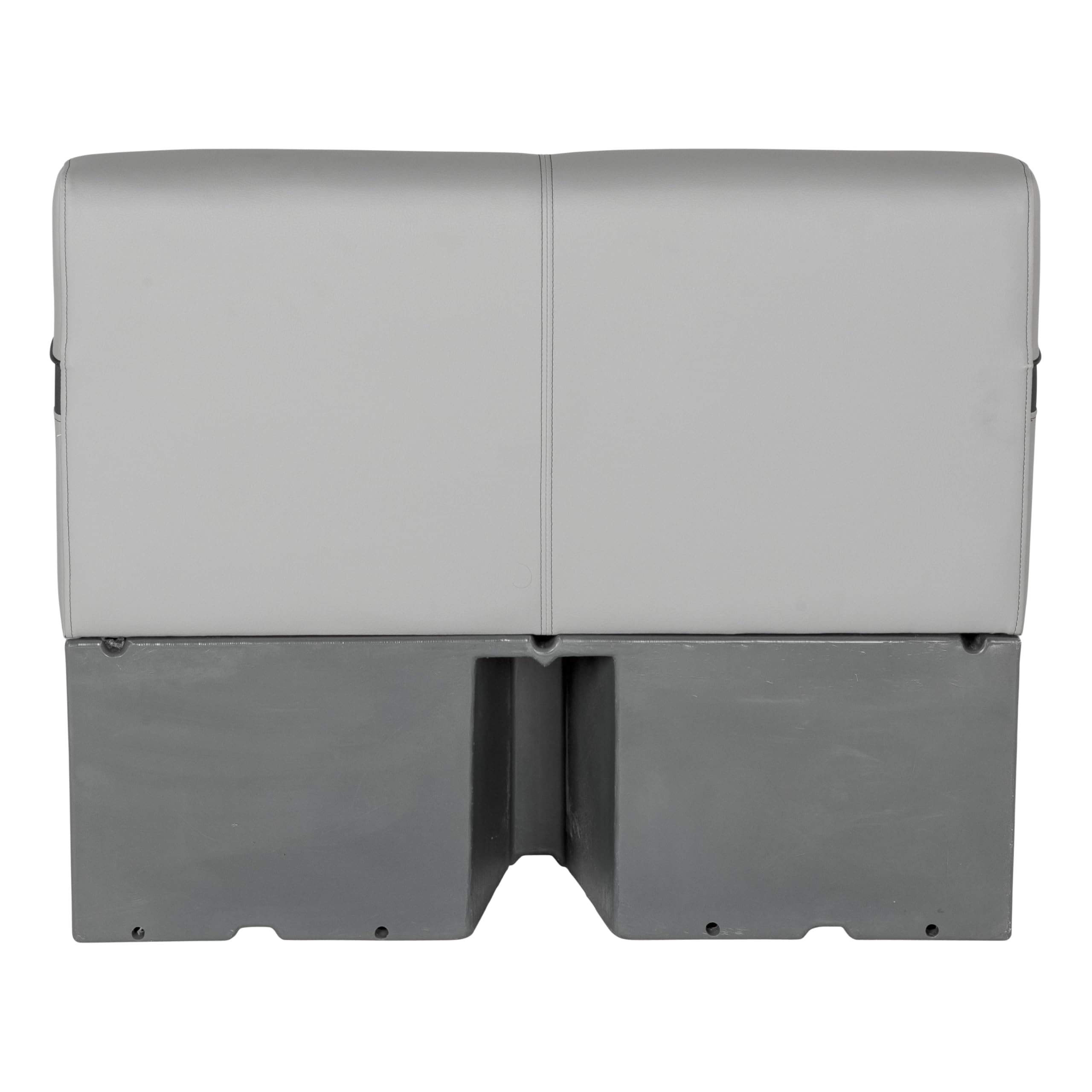 Rockport Series Lippert 36" Straight Pontoon Bench Seat, Measures 36" L x 26" W x 30" H, Marine-Grade Vinyl, High-Density Foam, Easy Installation, Fits Most Pontoons, River Rock – 20221094084