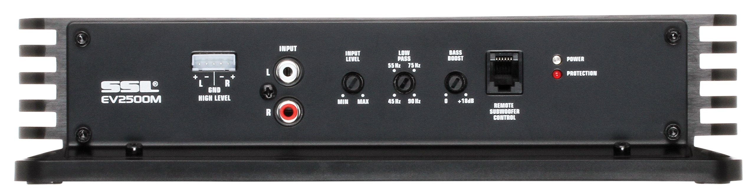 Evolution Sound Storm Laboratories EV2500M 2500 Watt, 2 Ohm Stable Class A/B, Monoblock, MOSFET Car Amplifier with Remote Subwoofer Control