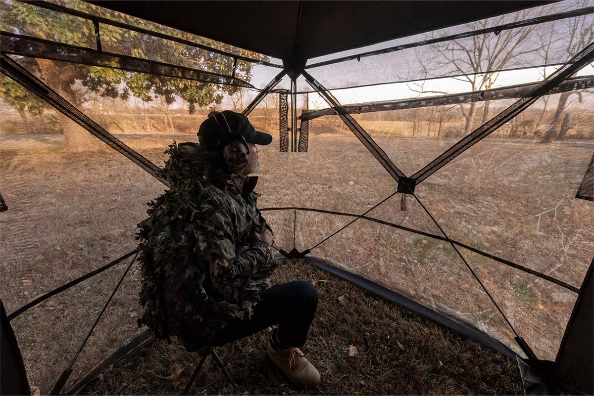 Predator Rhino R-180 See-Through Blind CAMO