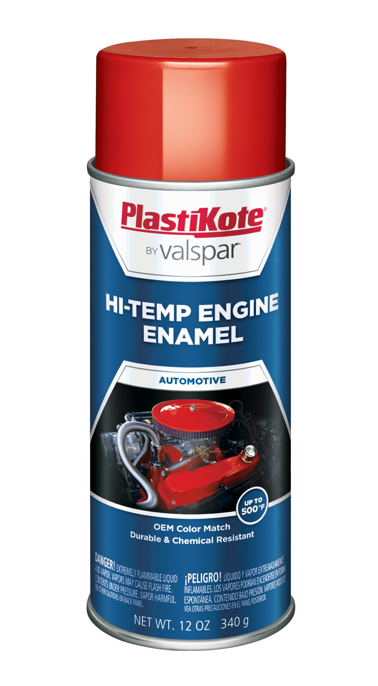 Ford Red PlastiKote 206 Engine Enamel, 12 oz.