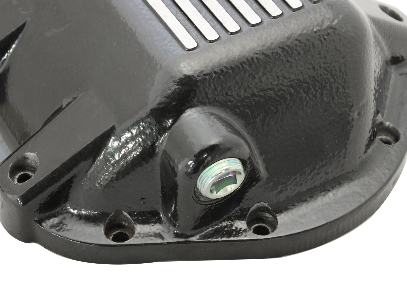 aFe POWER Rear Differential Cover Pro Series Black w/Machined Fins - #46-70162 - Jeep Wrangler (TJ/JK) 97-18