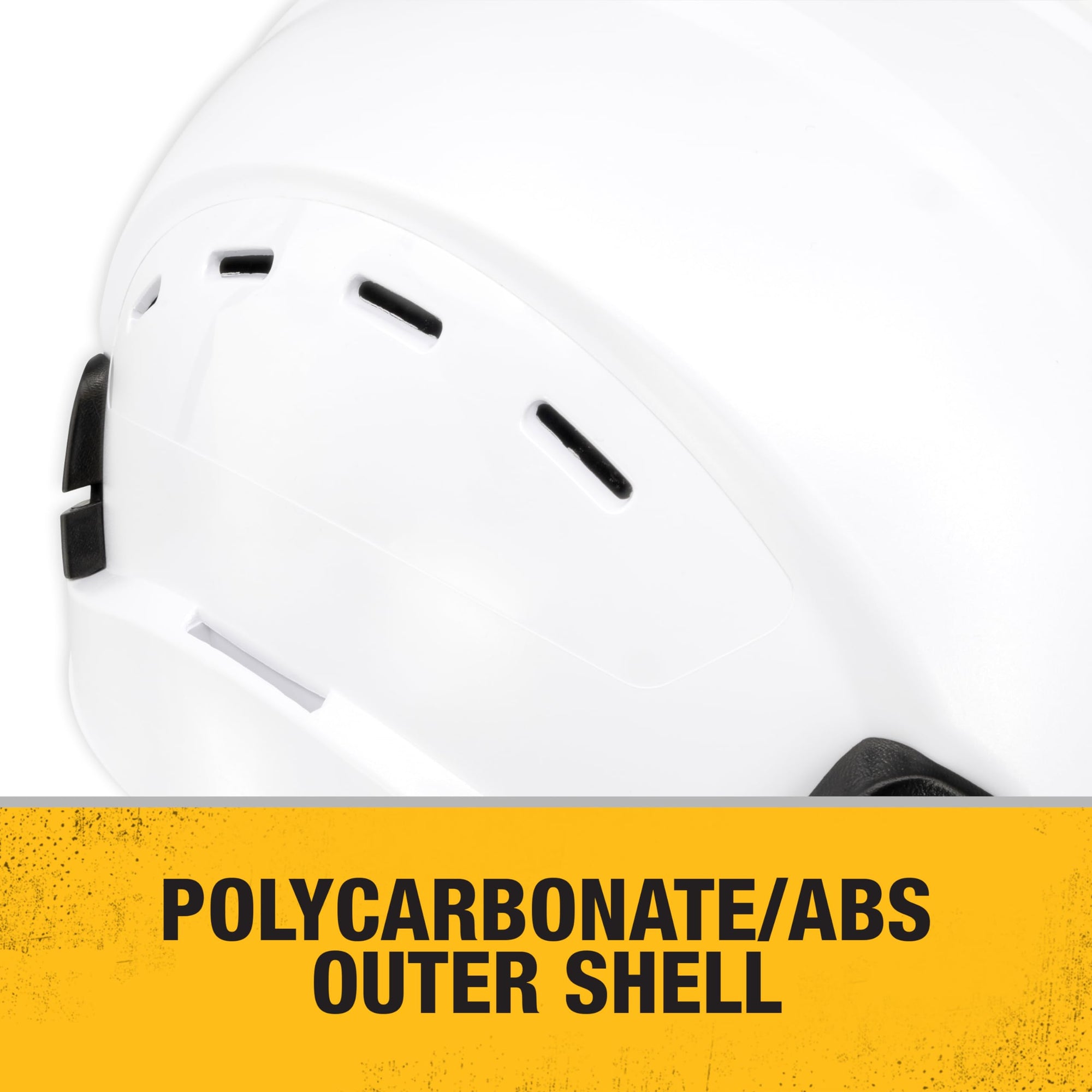 Type II DEWALT DPG22V White Class C 4-Point Ratcheting Vented Safety Helmet