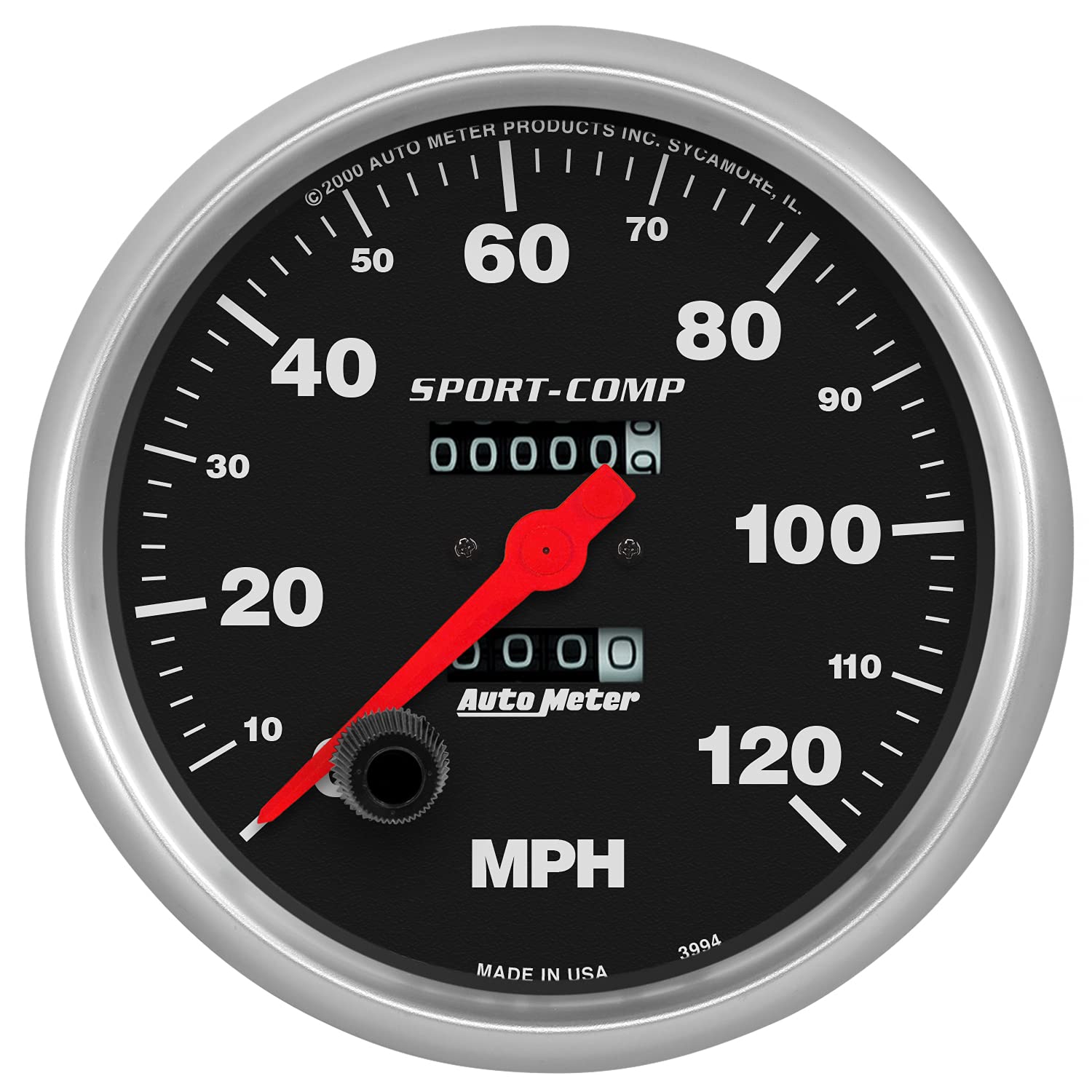 Auto Meter Sport-Comp In-Dash Mechanical Speedometer 5.000 in.