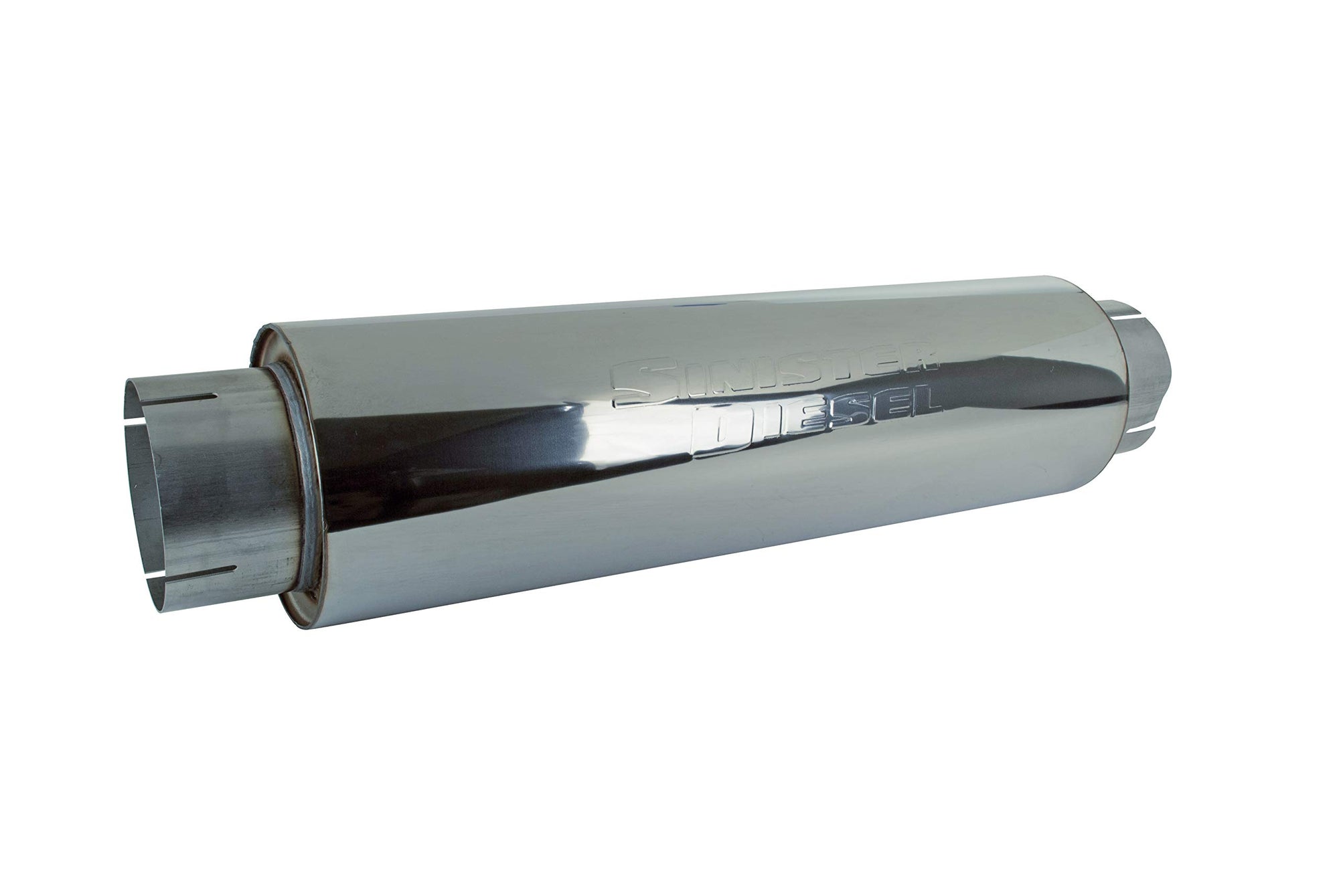 Universal Stainless Steel Muffler Sinister Diesel (5" inlet)