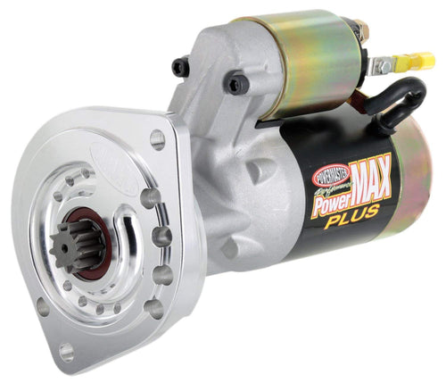 9004-3 Powermaster PowerMAX Plus Starter (Ford [SB] w/billet Black 2 Ear Mtg All A/T & M/T w/157/164T Flexplate 3/4" Depth 16:1 Natural), 1 Pack