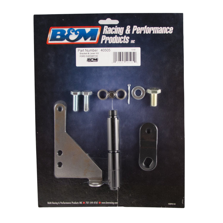 Bracket and Lever Kit B&M 40505 for Ford E40D/4R100 Automatic Transmissions