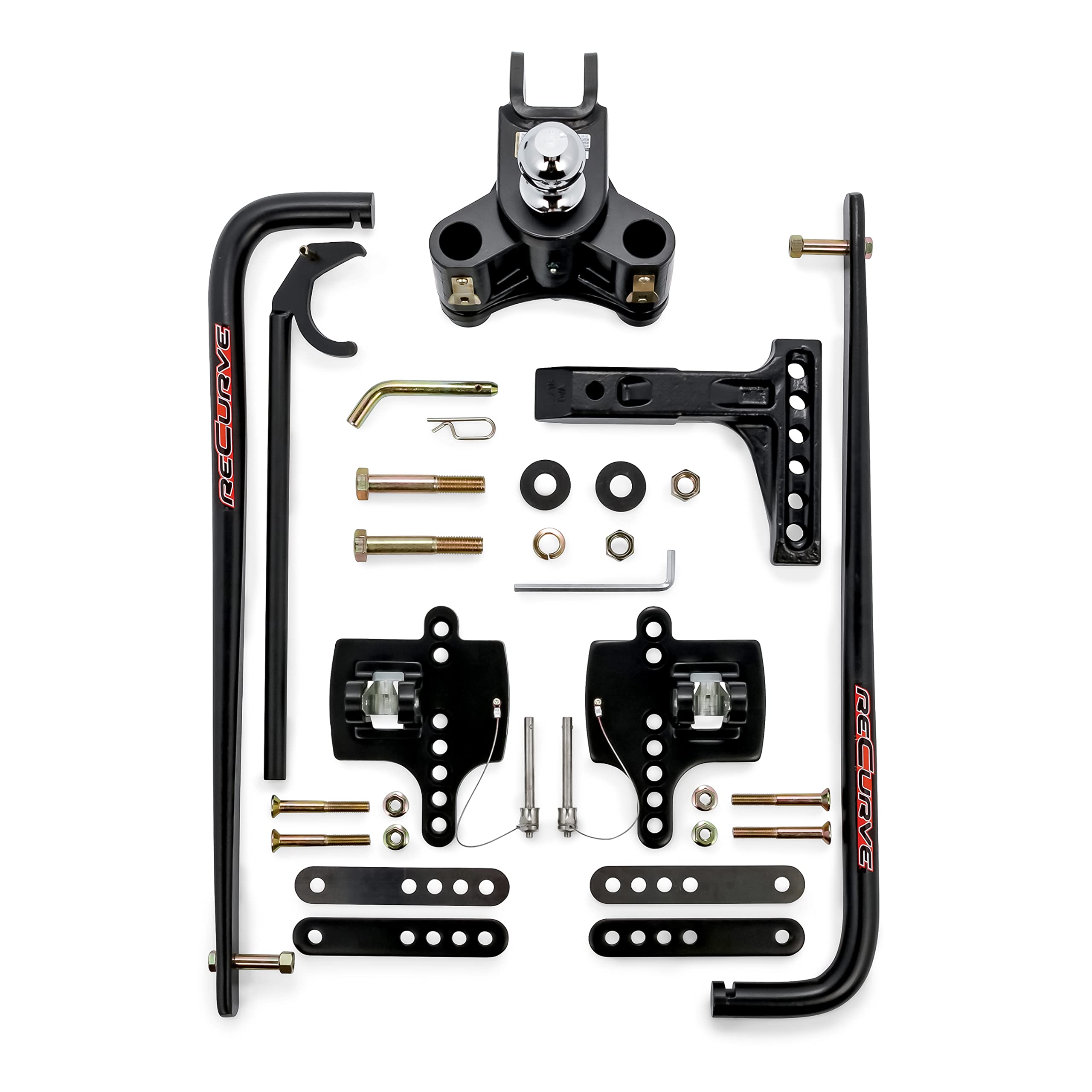 Eaz-Lift Camco ReCurve R6 600lb Camper/RV Weight Distribution Hitch -Features Premium Adaptive Sway Control & 2-5/16" Hitch Ball w/15,000lb Max Rating - 800lb Max Tongue Weight Rating (48731)