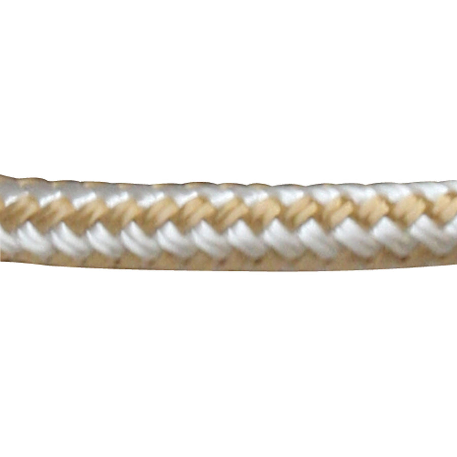 Double Braided Sea Dog Nylon Dock Line 302110010G/W-1, 3/8" x 10' / Gold/White