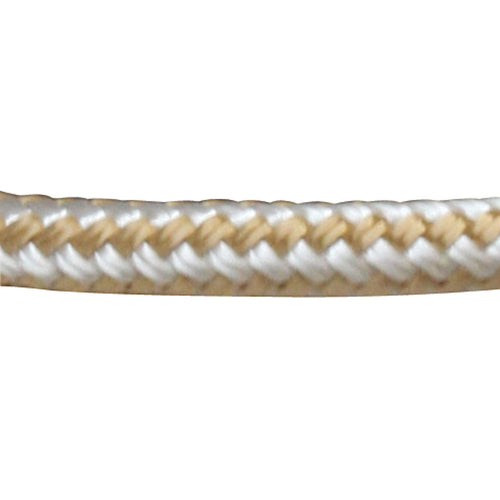 Double Braided Nylon Sea Dog Dock Line, 3/8" x 20' / Gold/White 302110020G/W-1