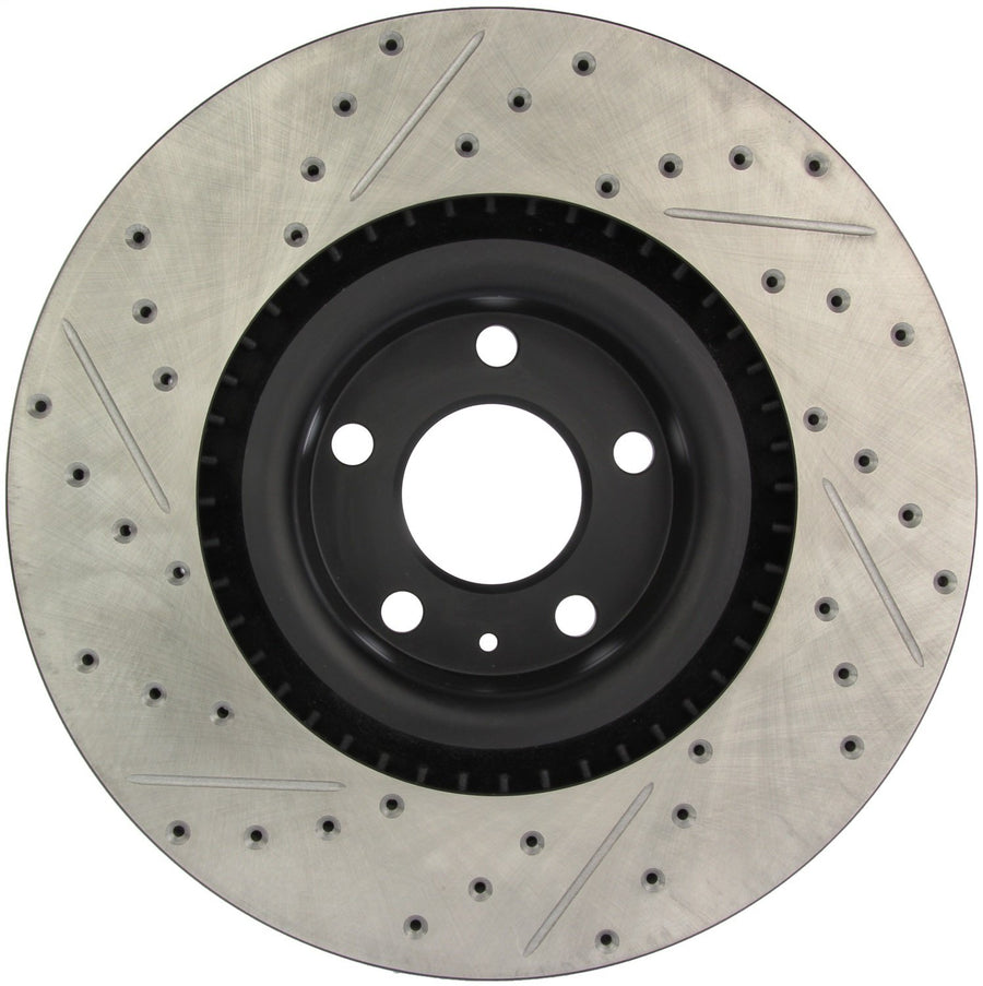 Sport Drilled/Slotted Brake Rotor StopTech 127.33087L (Front Left), 1 Pack