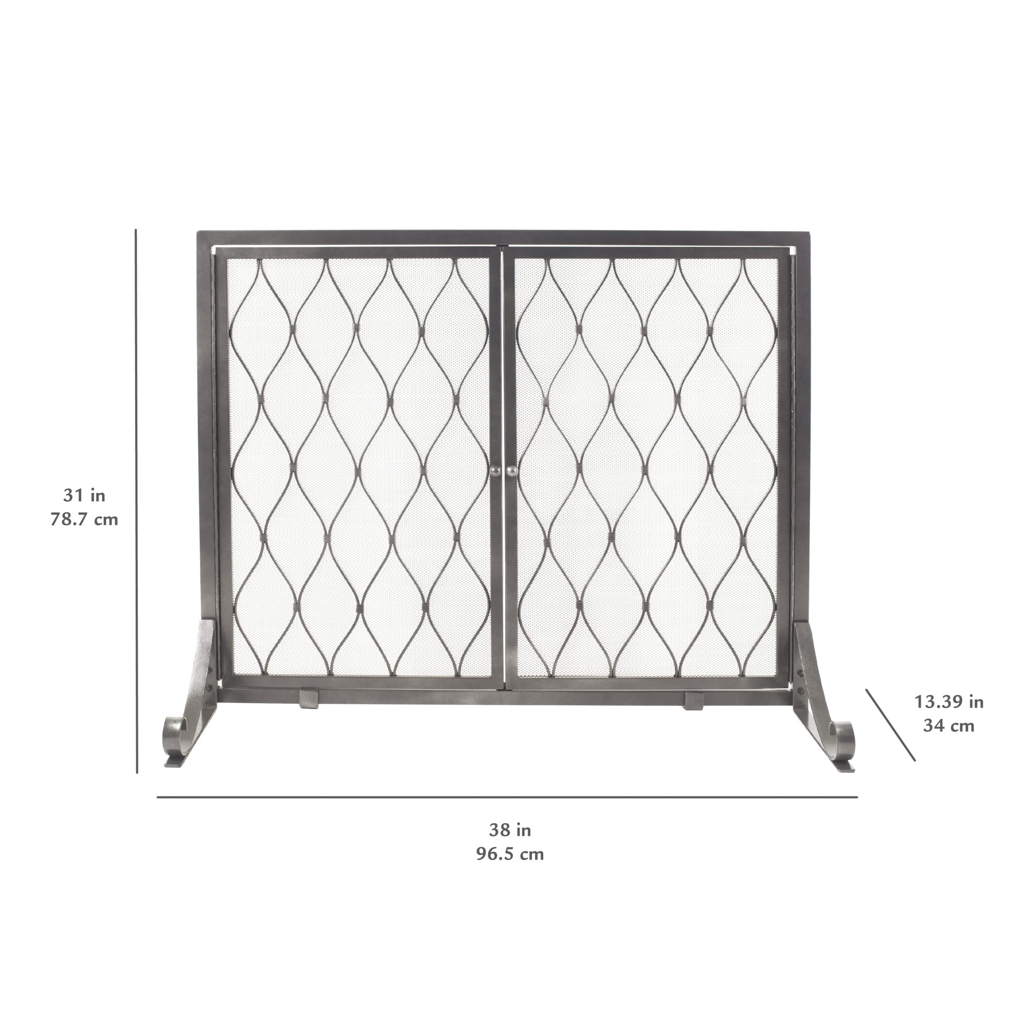 Fireplace Stonewall Screen