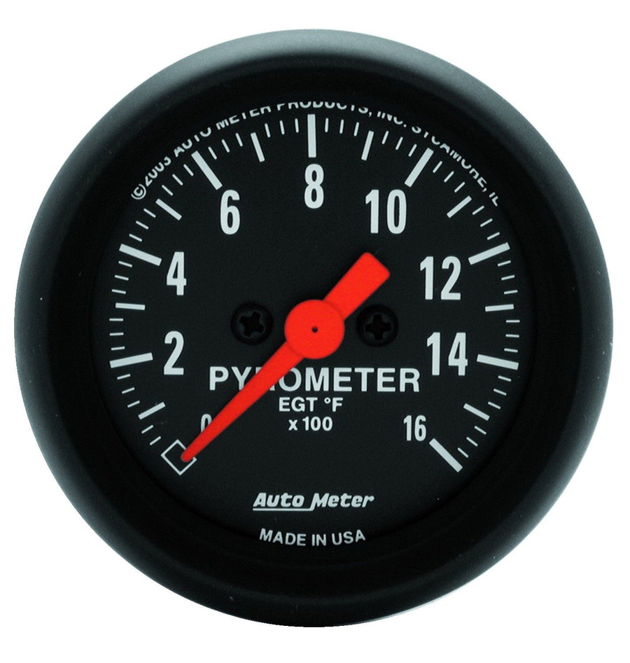 Z-Series AUTO METER Electric Pyrometer Gauge Kit,2.3125 in.