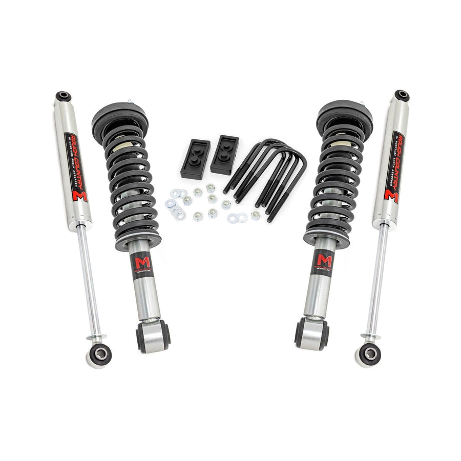2" Rough Country Leveling Lift Kit w/M1 Struts for 09-13 Ford F-150 4WD - 56840