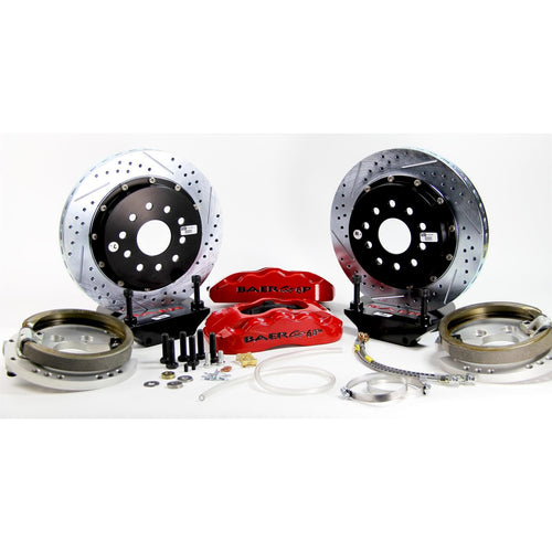 14" Pro+ Brake Sys Rr Red Baer Brakes 92-93 Typhoon (4302477R)