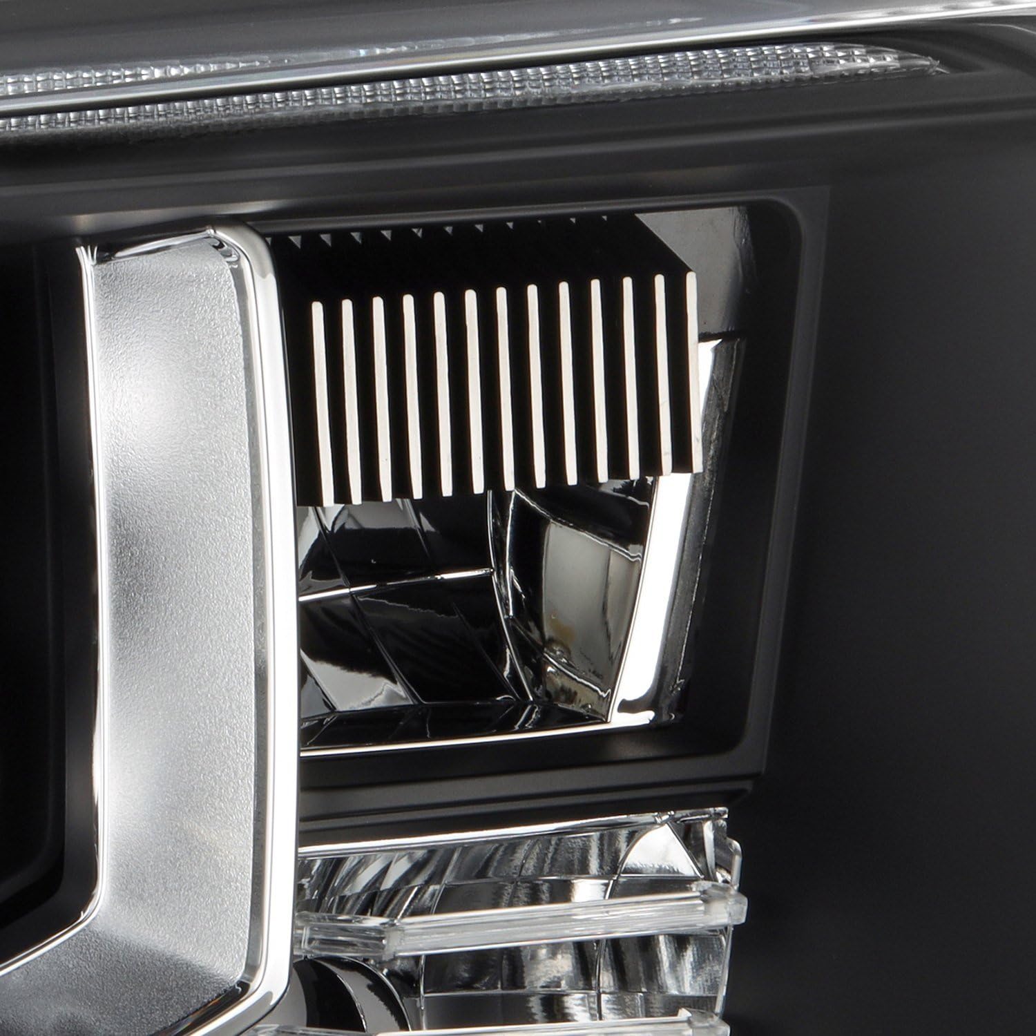 880833 AlphaRex Projector Headlights Black
