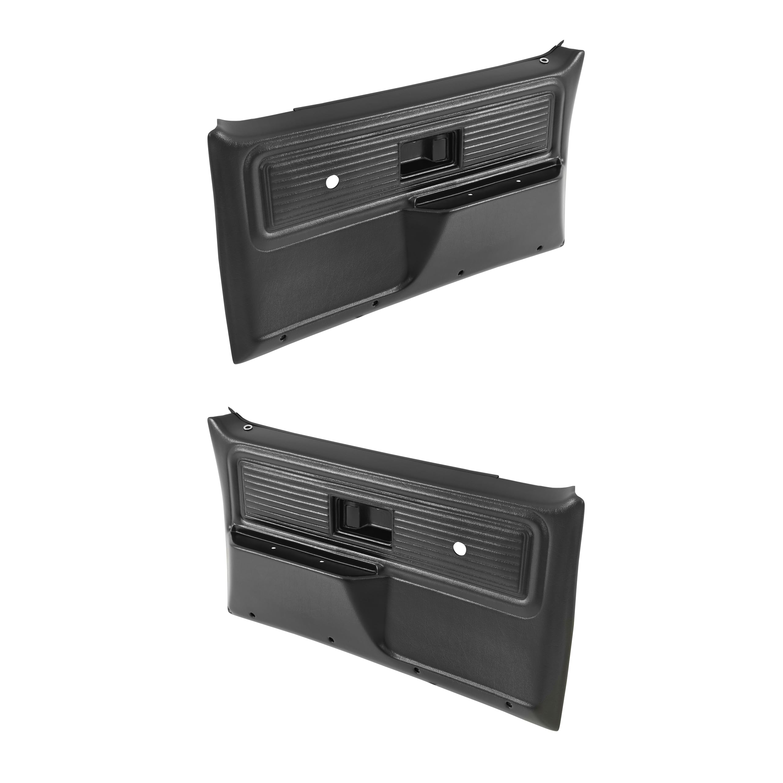 Brothers Trucks Replacement Door Panels-FP80FNNBLACK-Front-Non Power-Black-Pair