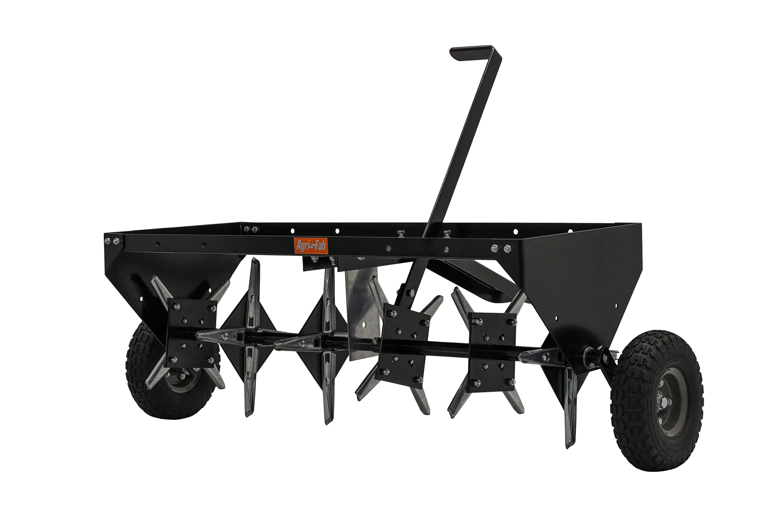 40" Agri-Fab Tow Behind Lawn Plug Aerator with Universal Hitch; Designed to Pull Behind Lawn & Garden Tractors