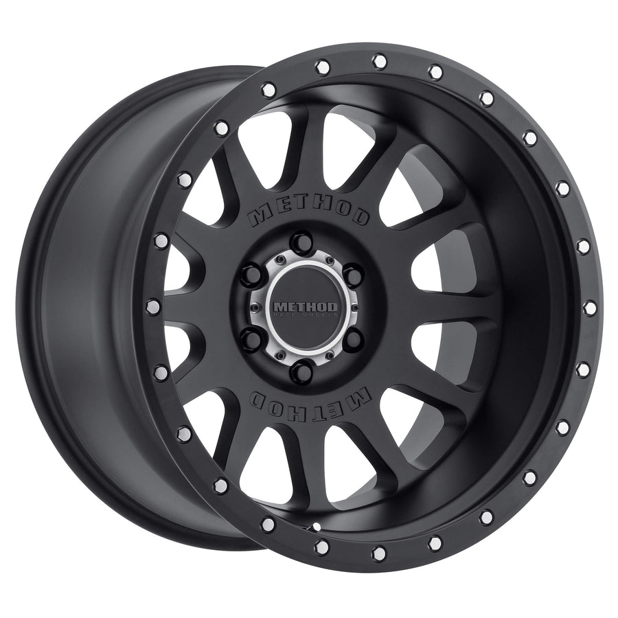 605 Method Race Wheels Matte Black 20x10" 6x135", 24mm offset 4.55" Backspace, MR60521016524N