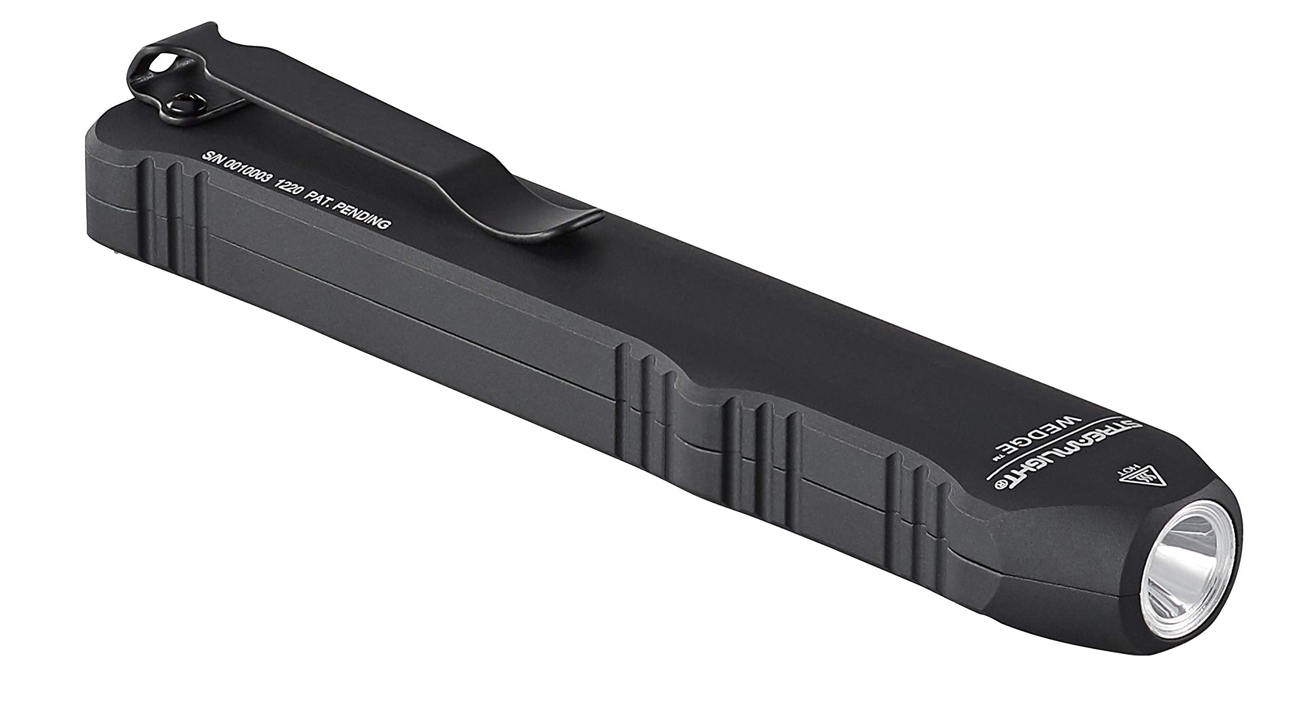 Wedge Streamlight 1,000-Lumen Max 300-Lumen Standard 1,200-Candela Flat Everyday Carry Flashlight, Includes USB-C Cable and Lanyard, Black