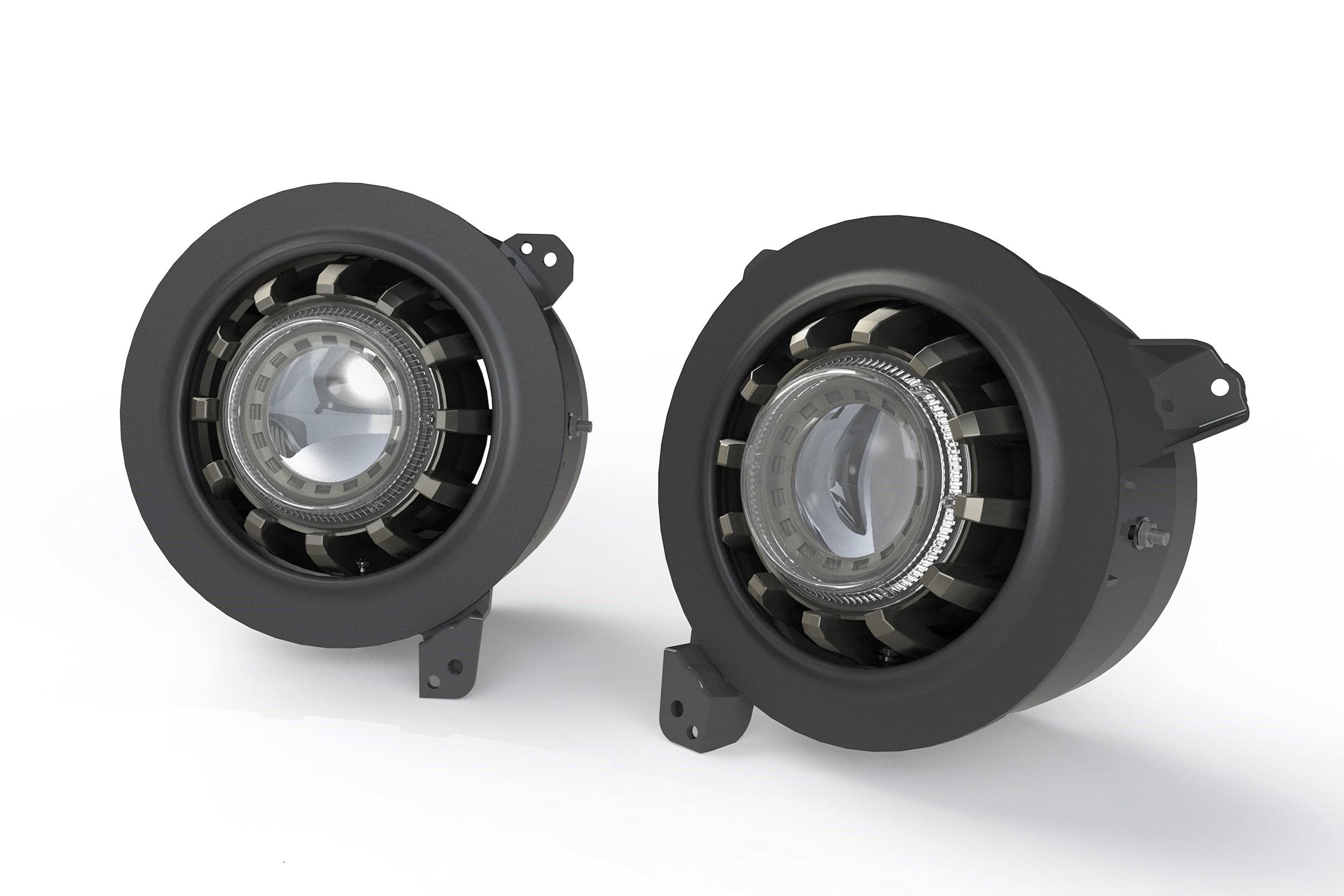 Morimoto 7 Inch Adapters Headlight, Fits Jeep JL 2018+, 7 Inch Round Buckets Replaces, Universal Fit for LED Headlight Housings, Plug and Play with Horizontal and Vertical Adjustments (2X LF630)