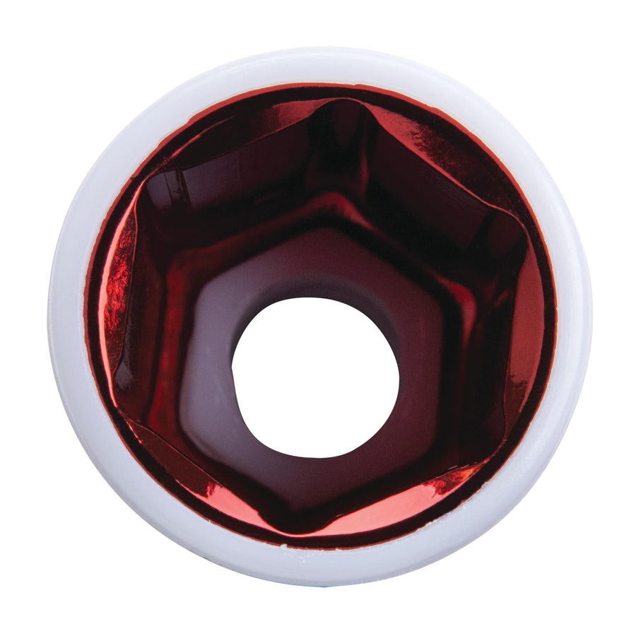 Performance Tool 1/2-Inch Impact Drive W32925 21mm Thin Wall Socket, Red