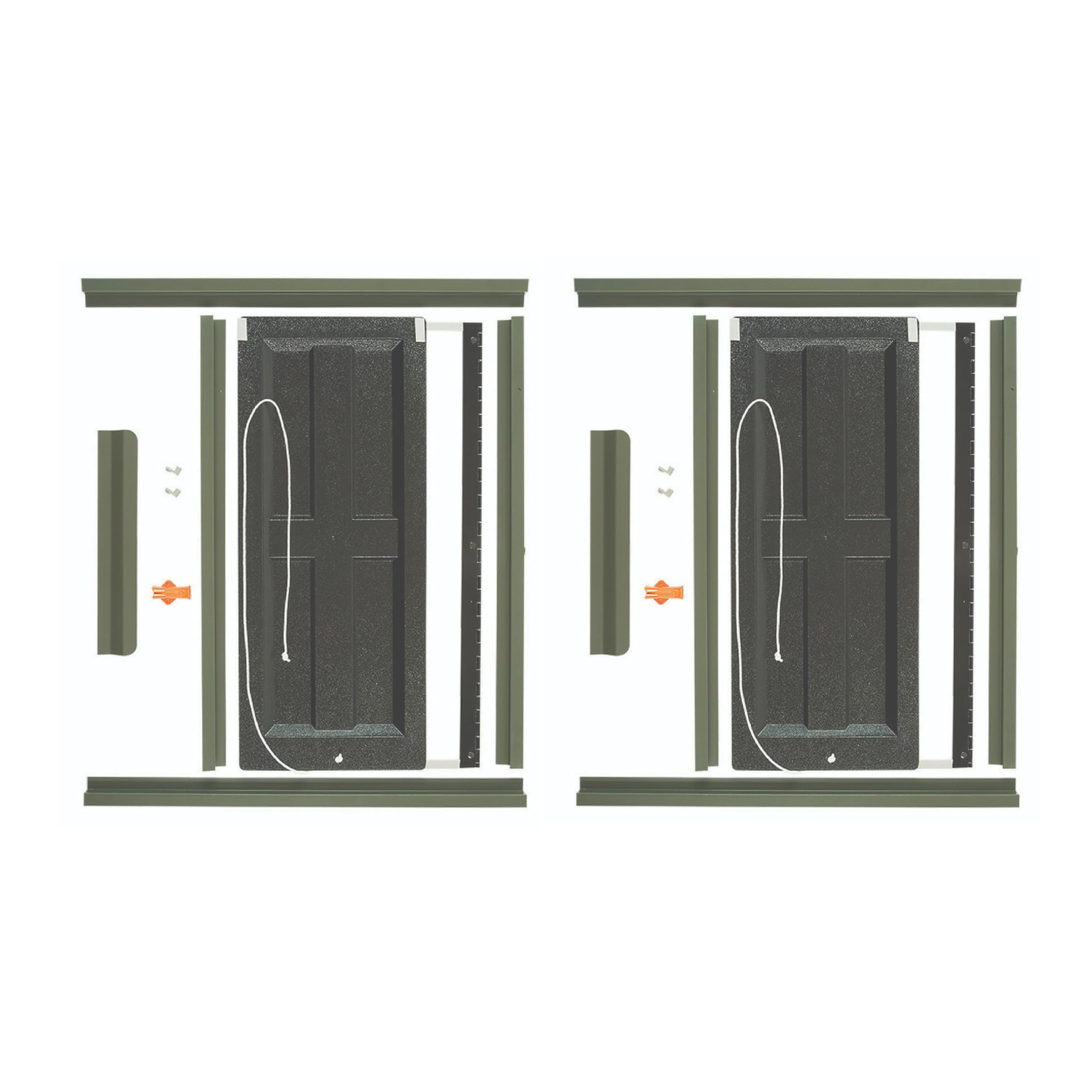 Shadow Hunter DIY Hunting Blind ShadowView Bow Window Kit, Includes Blackout and Scent Free Protection, 2-Pack