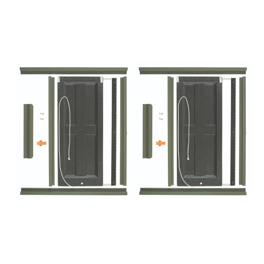 Shadow Hunter DIY Hunting Blind ShadowView Bow Window Kit, Includes Blackout and Scent Free Protection, 2-Pack
