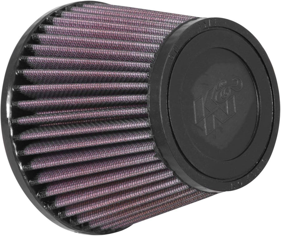 K&N Original High-Flow Lifetime Universal Clamp-On Air Filter: High Performance, Premium, Washable: Flange Diameter: 3.5 In, Filter Height: 4 In, Flange Length: 0.625 In, Shape: Round Tapered, RU-2990