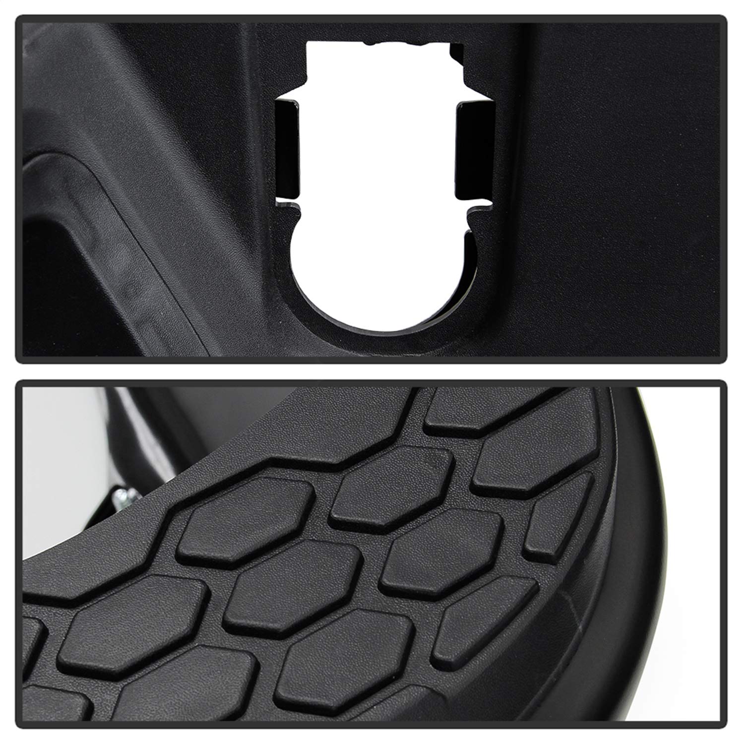 OEM Style Xtune Steel Rear Bumper (RB-DR09-SET-DEWS-BK)