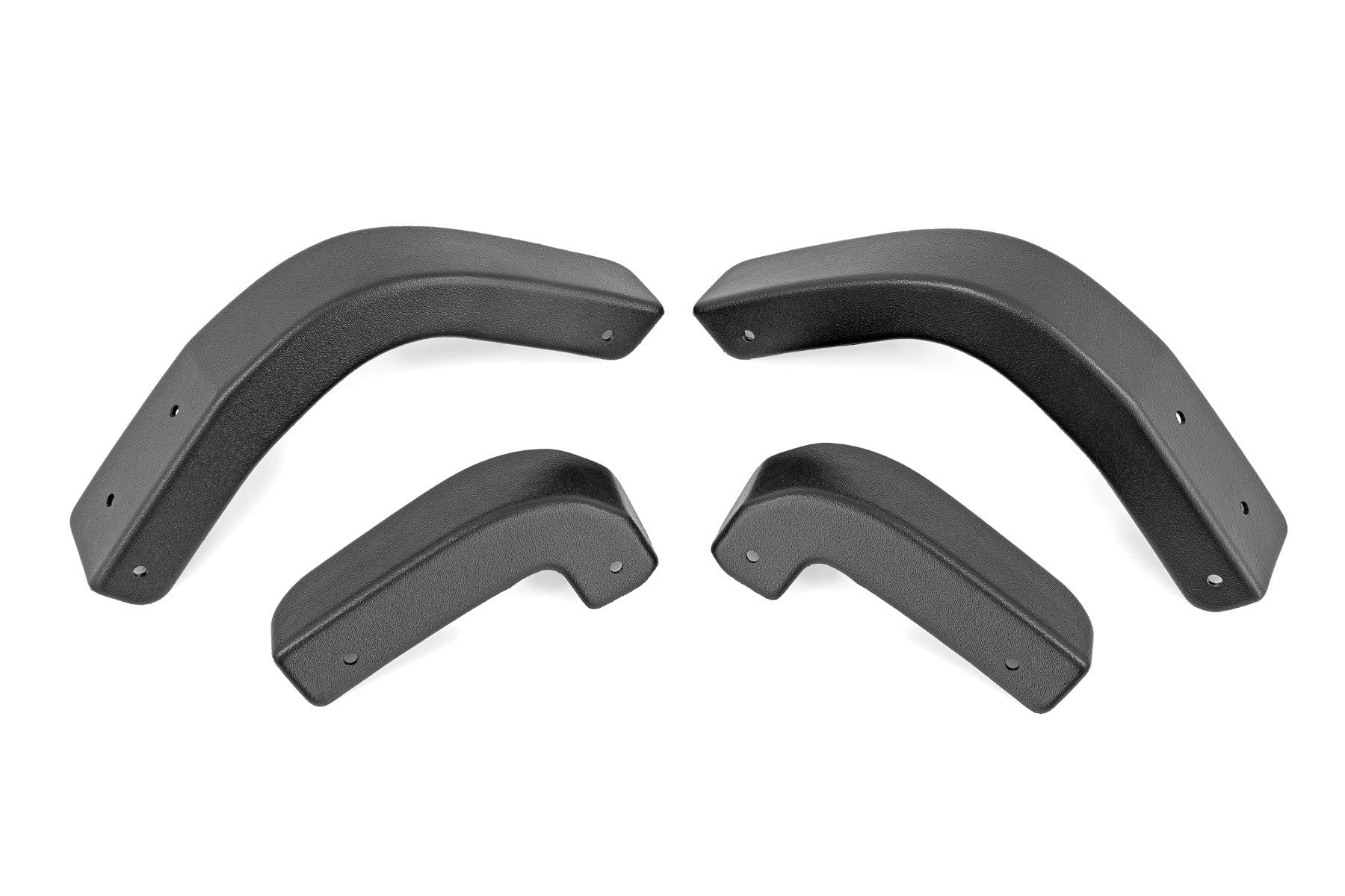 Mud Flap Delete Rough Country for Chevy Silverado 1500 (2019-2026)- Heavy-Duty Tri-Blend ABS, Easy Install, Includes Front & Rear Deletes