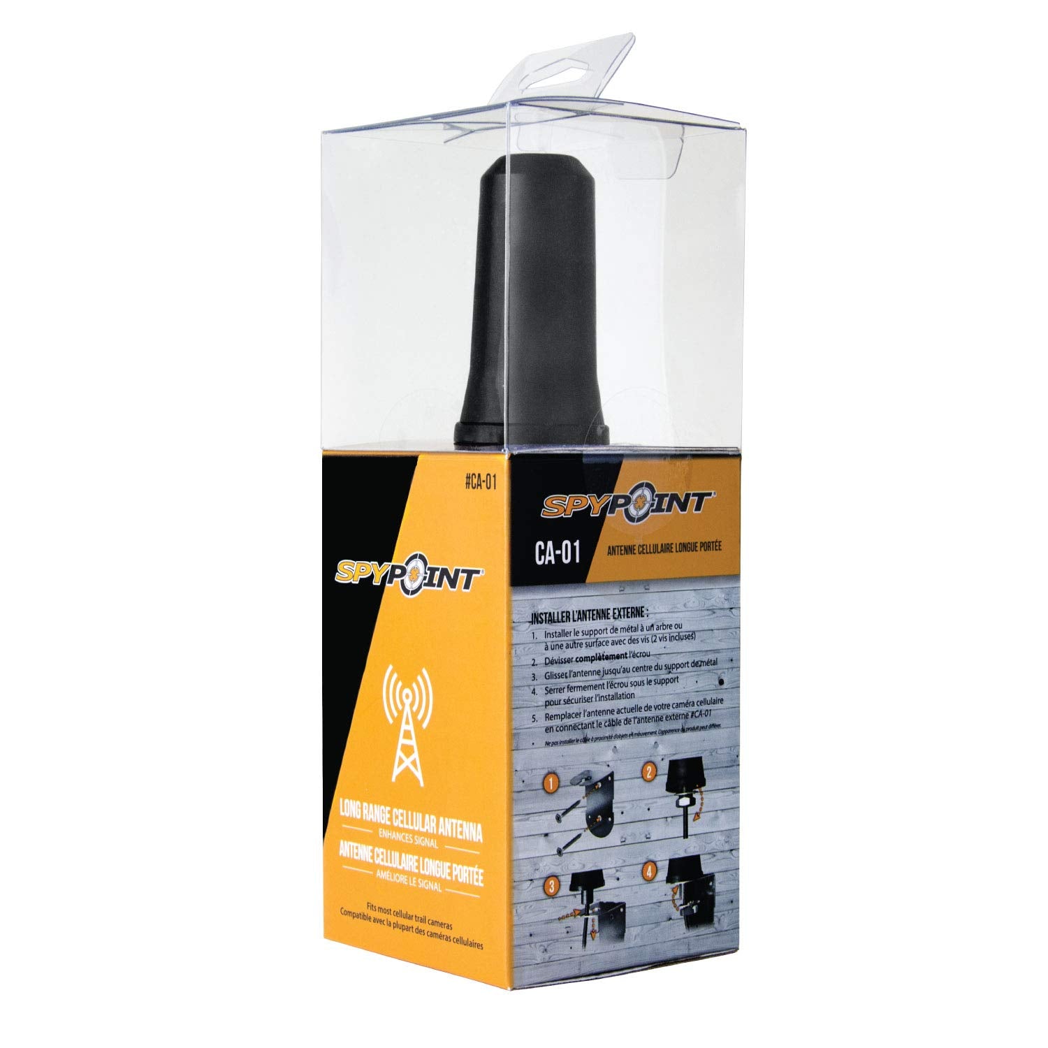 SPYPOINT Antenna - CA-01 Long-Range Cellular Trail Camera External Signal Game Camera Booster